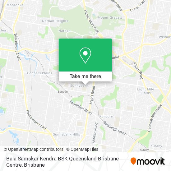 Bala Samskar Kendra BSK Queensland Brisbane Centre map