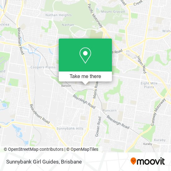 Sunnybank Girl Guides map