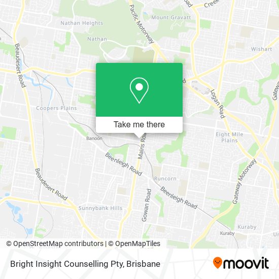 Bright Insight Counselling Pty map