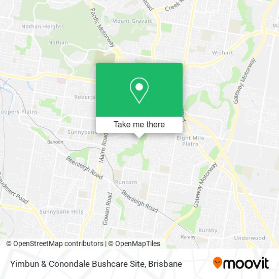 Yimbun & Conondale Bushcare Site map