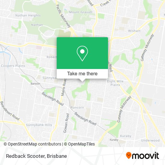 Redback Scooter map