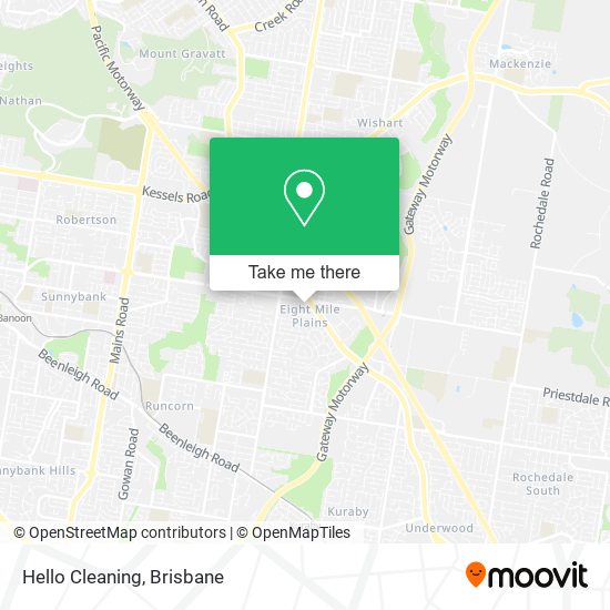 Hello Cleaning map