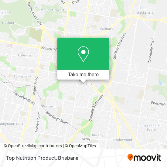 Top Nutrition Product map
