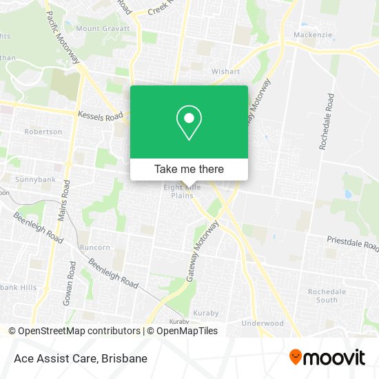 Ace Assist Care map