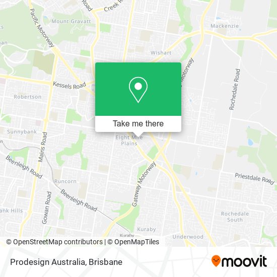 Prodesign Australia map