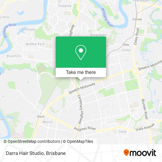 Darra Hair Studio map