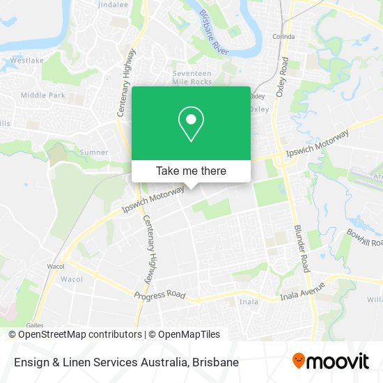 Mapa Ensign & Linen Services Australia