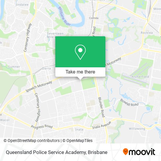 Queensland Police Service Academy map