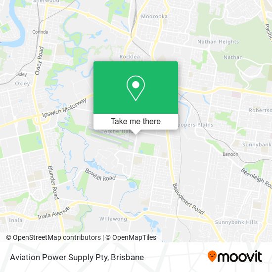 Aviation Power Supply Pty map