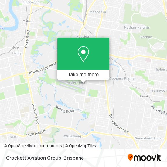 Crockett Aviation Group map