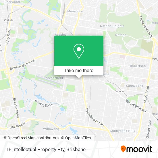 TF Intellectual Property Pty map