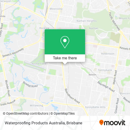 Waterproofing Products Australia map