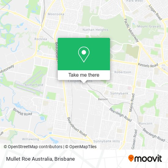 Mullet Roe Australia map