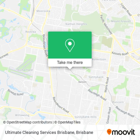 Ultimate Cleaning Services Brisbane map