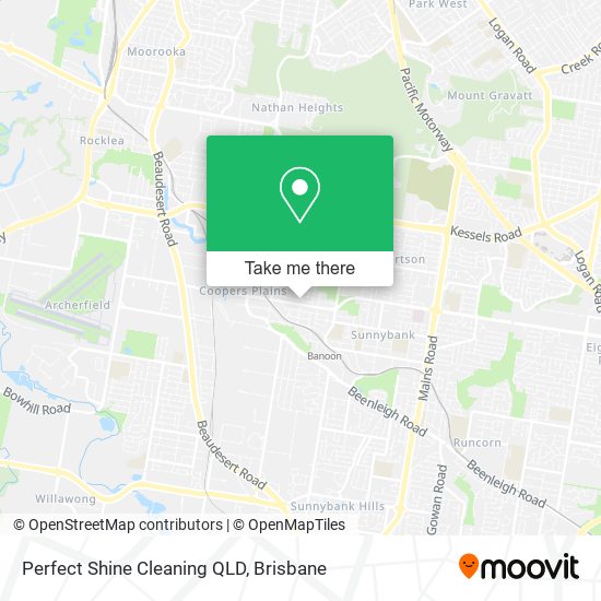 Perfect Shine Cleaning QLD map