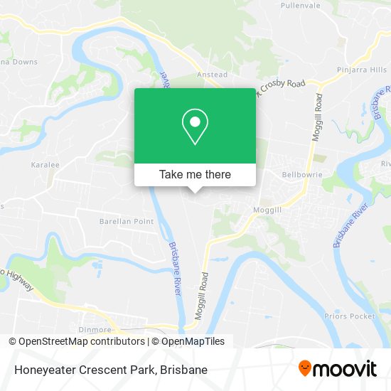 Honeyeater Crescent Park map