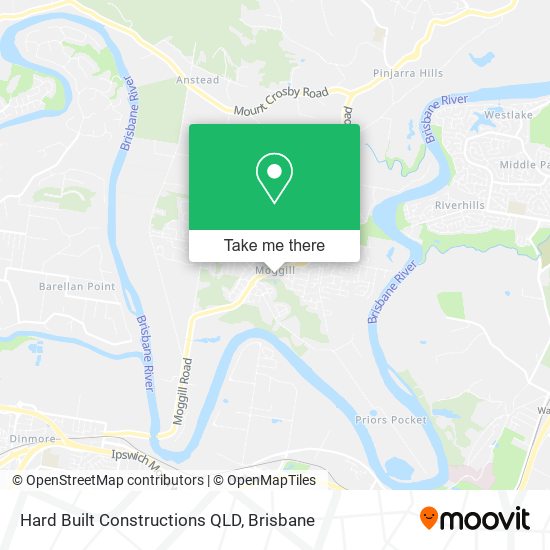 Hard Built Constructions QLD map
