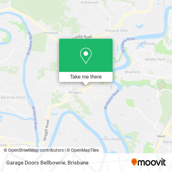 Garage Doors Bellbowrie map