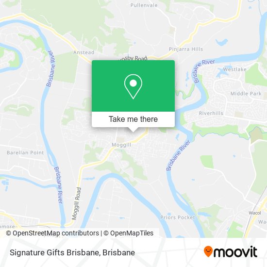 Signature Gifts Brisbane map