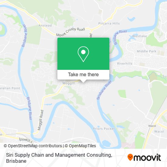 Siri Supply Chain and Management Consulting map