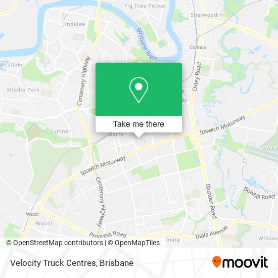 Velocity Truck Centres map