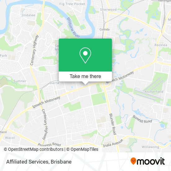Affiliated Services map
