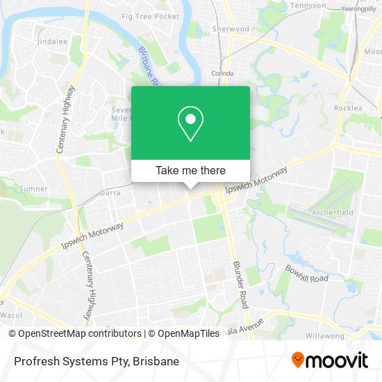 Profresh Systems Pty map