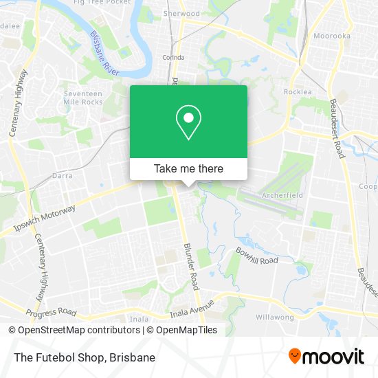 The Futebol Shop map