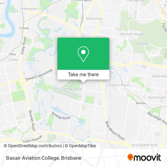 Basair Aviation College map