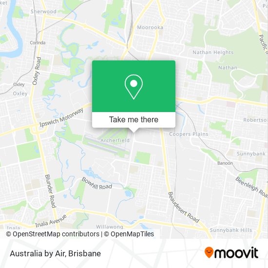 Australia by Air map