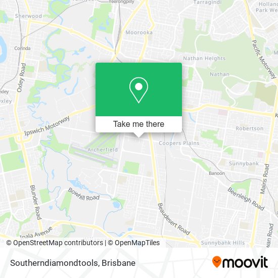 Southerndiamondtools map