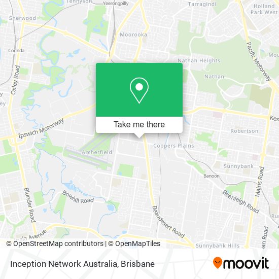 Inception Network Australia map