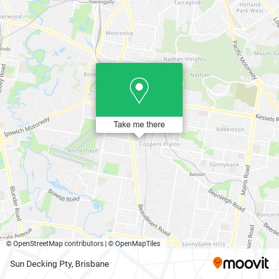 Sun Decking Pty map
