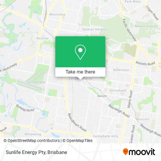 Sunlife Energy Pty map
