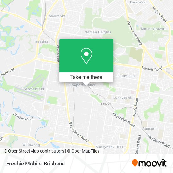 Freebie Mobile map