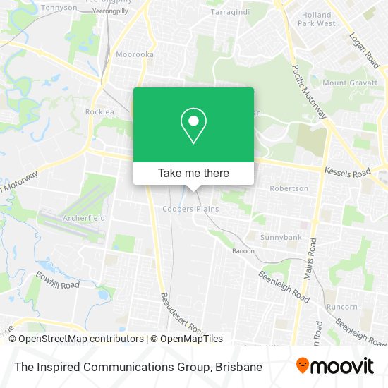 The Inspired Communications Group map