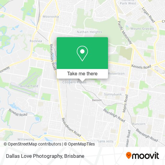 Dallas Love Photography map