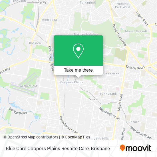 Blue Care Coopers Plains Respite Care map