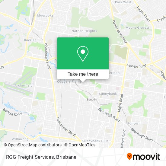 RGG Freight Services map
