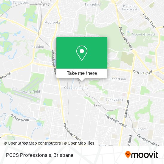 PCCS Professionals map
