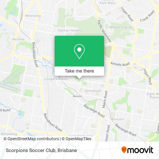 Scorpions Soccer Club map