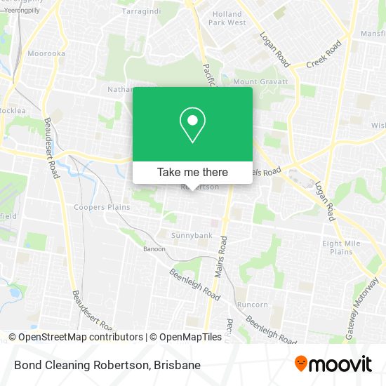 Bond Cleaning Robertson map