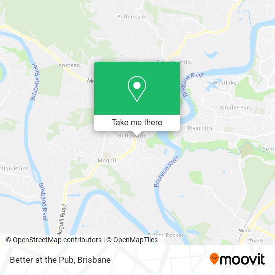 Better at the Pub map
