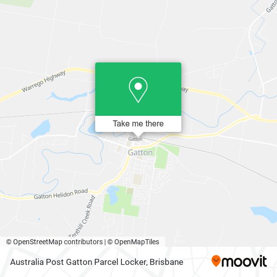 Australia Post Gatton Parcel Locker map