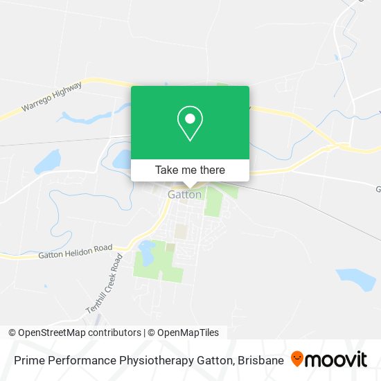Prime Performance Physiotherapy Gatton map