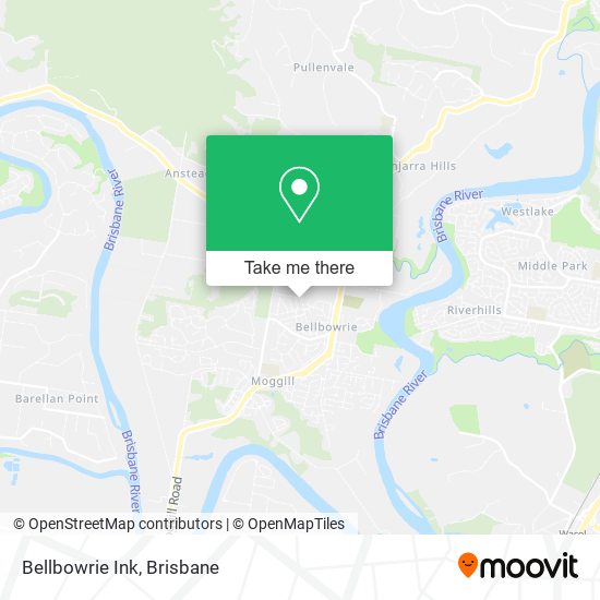 Bellbowrie Ink map