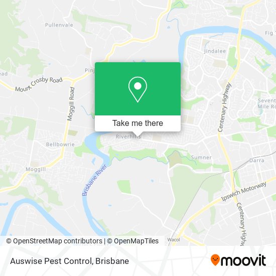 Auswise Pest Control map