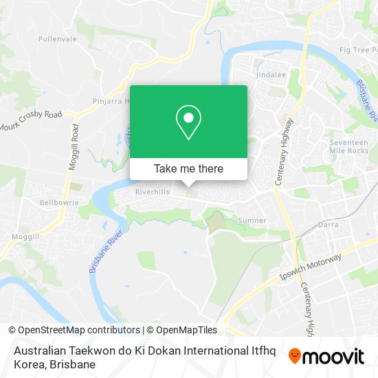 Australian Taekwon do Ki Dokan International Itfhq Korea map