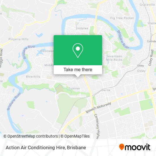 Action Air Conditioning Hire map