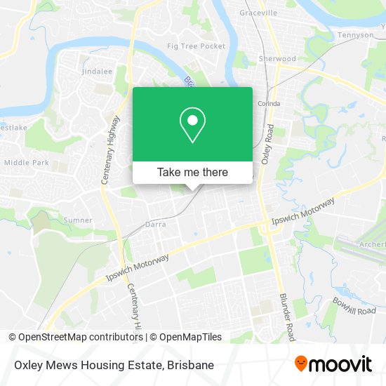 Oxley Mews Housing Estate map